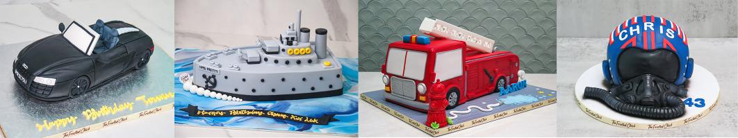 transport vehicle cakes